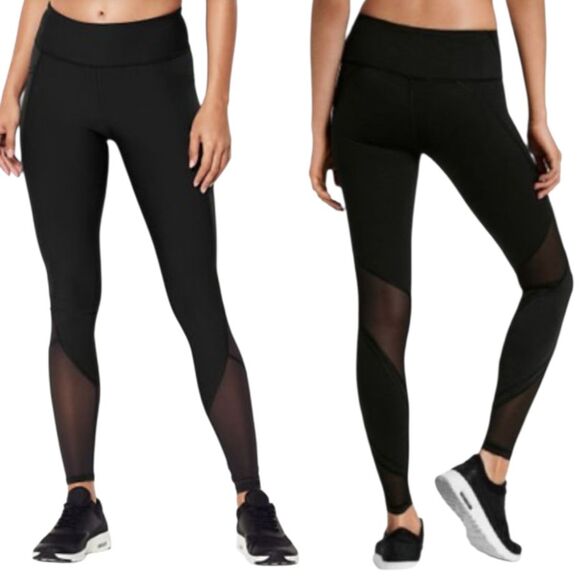 Victoria’s Secret Knockout Tight Leggings Women’s S Black Lycra Sport  Victoria - Picture 1 of 5